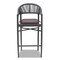 Baxton Studio Wendell Grey Finished Rope and Metal Outdoor Bar Stool 171-10773 - alternate 7